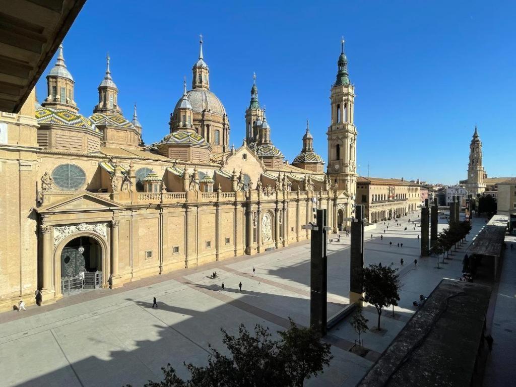 사라고사 Vtz El Balcon A La Basilica I - Vistas Inmejorables A La Basilica Del Pilar! 아파트 외부 사진